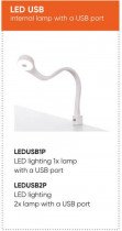 Bed Concept - 2x LED svjetlo s USB priključkom za krevet Bed Concept 2