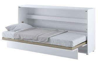 Bed Concept - Krevet u ormaru Lenart - Bed Concept 06 - 90x200 cm - bijela visoki sjaj 