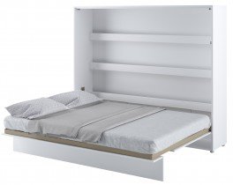 Bed Concept - Krevet u ormaru Lenart - Bed Concept 14 - 160x200 cm - bijela visoki sjaj 