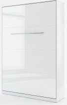 Bed Concept - Krevet u ormaru Lenart - Concept Pro 01 - 140x200 cm - bijela visoki sjaj 