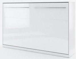 Bed Concept - Krevet u ormaru Lenart - Concept Pro 05 - 120x200 cm - bijela visoki sjaj 
