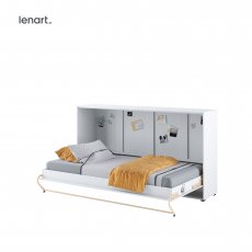 Bed Concept - Krevet u ormaru Lenart - Concept Pro 06 - 90x200 cm - bijela