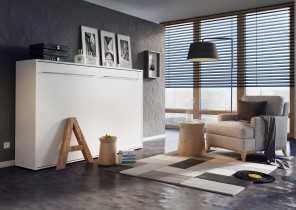 Bed Concept - Krevet u ormaru Lenart - Concept Pro 06 - 90x200 cm - bijela