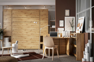 Bed Concept - Sklopivi radni stol CW-01 - artisan hrast