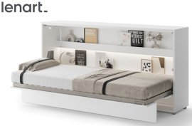 Krevet u ormaru Lenart - Bed Concept 06 - 90x200 cm - bijela