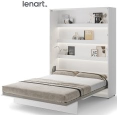 Krevet u ormaru Lenart - Bed Concept 12 - 160x200 cm - bijela