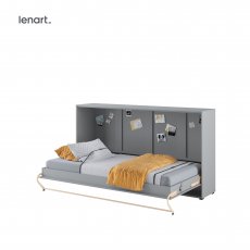 Bed Concept - Krevet u ormaru Lenart - Concept Pro 06 - 90x200 cm - siva