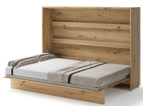 Krevet u ormaru Lenart - Bed Concept 04 - 140x200 cm - artisan hrast 