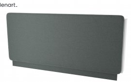 Tapecirano uzglavlje CP-12 za krevet u ormaru CP-01 - graphite - vatrootporna tkanina 