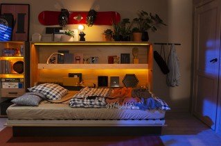Bed Concept - Krevet u ormaru CJ-03 - 120x200 cm