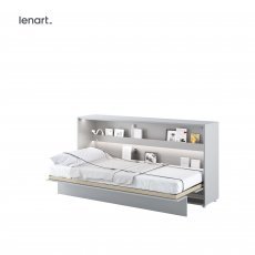 Krevet u ormaru Lenart - Bed Concept 06 - 90x200 cm - siva