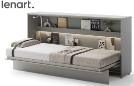 Krevet u ormaru Lenart - Bed Concept 06 - 90x200 cm - siva