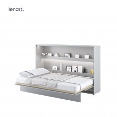 Krevet u ormaru Lenart - Bed Concept 05 - 120x200 cm - siva
