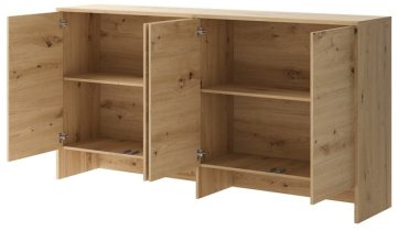 Zidni element BC-11 za krevet BC-06 - artisan hrast