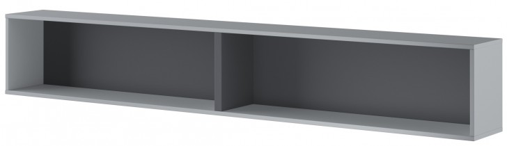 Zidna polica BC-30 - sivaa/graphite