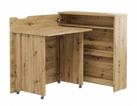 Bed Concept - Sklopivi radni stol CW-02 - hrast artisan
