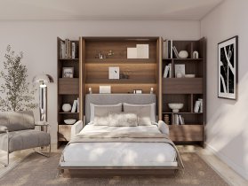 Bed Concept - Krevet u ormaru Bed Concept BC-02 - 120x200 cm - hrast dunin