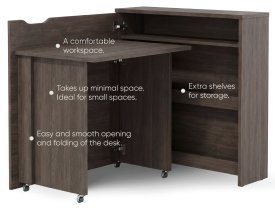 Bed Concept - Sklopivi pisaći stol CW-02 - hrast dunin