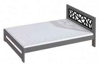 Dolmar - drvo - Krevet Kosma 90x200 cm - antracit