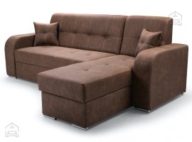 Kutna sjedeća garnitura Misol - desna - smeđa