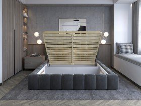 Eltap stock - Krevet Lamica s drvenim okvirom - 160х200 cm