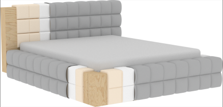 Eltap stock - Krevet Dizzle - 180x200 cm - Amore 18