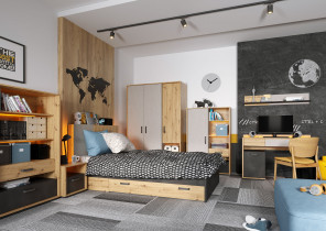 Lenart - Krevet Qubic QB-11 - 120x210 cm