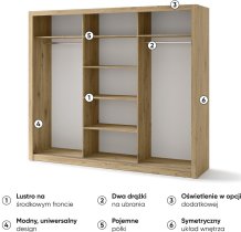 Lenart - Ormar Idea ID-01 - san remo hrast