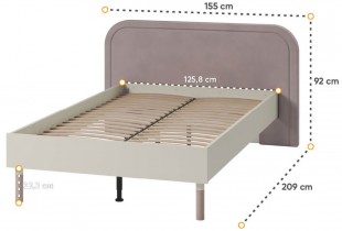 Lenart - Krevet Harmony HR-09 - 120x200 cm
