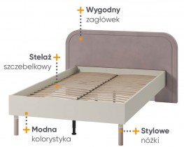 Lenart - Krevet Harmony HR-09 - 120x200 cm