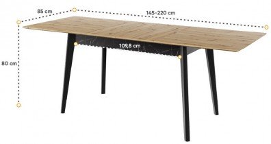 Lenart - Blagovaonski stol na razvlačenje Marmo MR-08