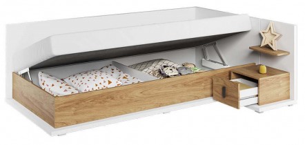 Lenart - Dječji krevet Simi MS-09P - 90x200 cm - desni