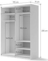 Lenart - Ormar Maxi MX-04 - 200 cm