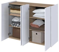 Lenart - Komoda Easy EA-02 - bijeli siaj/skandi hrast
