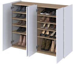 Lenart - Komoda Easy EA-02 - bijeli siaj/skandi hrast