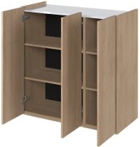 Lenart - Komoda Easy EA-03 - skandi hrast/visoki bijeli sjaj