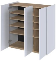 Lenart - Komoda Easy EA-03 - bijeli sjaj/skandi hrast