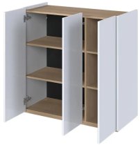 Lenart - Komoda Easy EA-03 - bijeli sjaj/skandi hrast