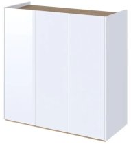 Lenart - Komoda Easy EA-03 - bijeli sjaj/skandi hrast