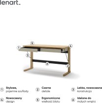 Lenart - Radni stol Ollie OL-06