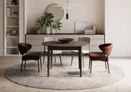 Blagovaonski stol na razvlačenje Plot PT-05 - temni hrast 