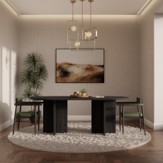 Blagovaonski stol Loen 90x204 cm - jasen portland