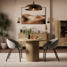 Proširivi blagovaonski stol Ovalio - cremona hrast