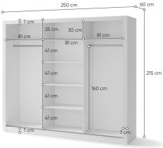 Lenart - Garderobni ormar Idea ID-01 - bijela