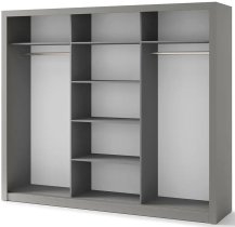 Lenart - Garderobni ormar Idea ID-01 - siva