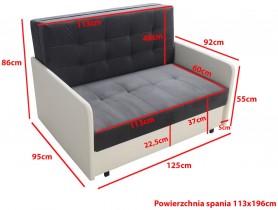 Kutne garniture PKMebel - Dvosed 170