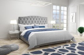 Krevet 14 slim s gumbima - 160x200 cm