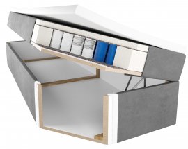 Kutne garniture PKMebel - Boxspring krevet 58 standardni s gumbima