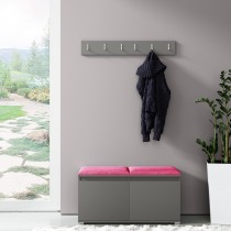 PKMebel - Set za predsoblje Emi 5 -  sivi (graphite)