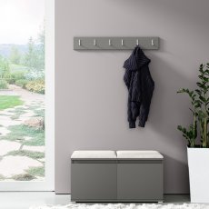 Set za predsoblje Emi 5 -  sivi (graphite)